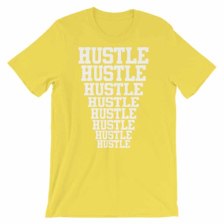 Hustle Yellow Short-Sleeve T-Shirt