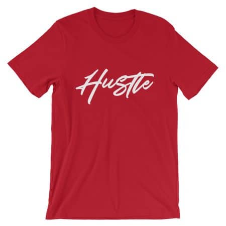 Hustle Red Cotton Short-Sleeve T-Shirt